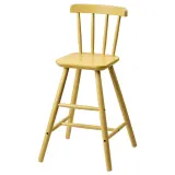 IKEA AGAM (ИКЕА АГАМ) — Детский стул, светлый бежево-желтый — фото 1