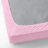 IKEA VÅRVIAL (ИКЕА ВОРВИАЛ) — Простыня на резинке, розовая 120x200 см — фото 5