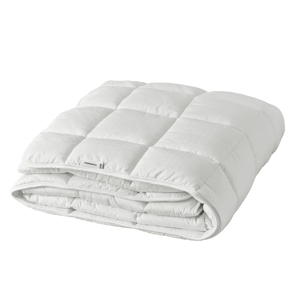 IKEA STRANDMOLKE (ИКЕА СТРАНДМОЛКЕ) — Одеяло, легкое теплое 200х200 см
