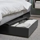 IKEA VARDÖ (ИКЕА ВАРДЁ) - Контейнер для белья - чёрный 65x70 см — фото 2