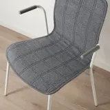 IKEA LÄKTARE (ИКЕА ЛЭКТАРЕ) - Чехол на стул - Гуннаред средне-серый — фото 3