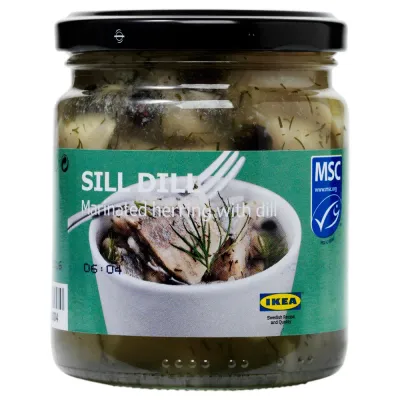 IKEA SILL DILL  (ИКЕА СИЛЛ ДИЛЛ)  -  Сельдь маринованная с укропом 250 г