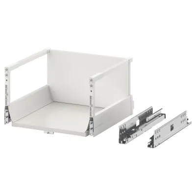 IKEA MAXIMERA (ИКЕА МАКСИМЕРА) — Ящик высокий, белый 40x37 см
