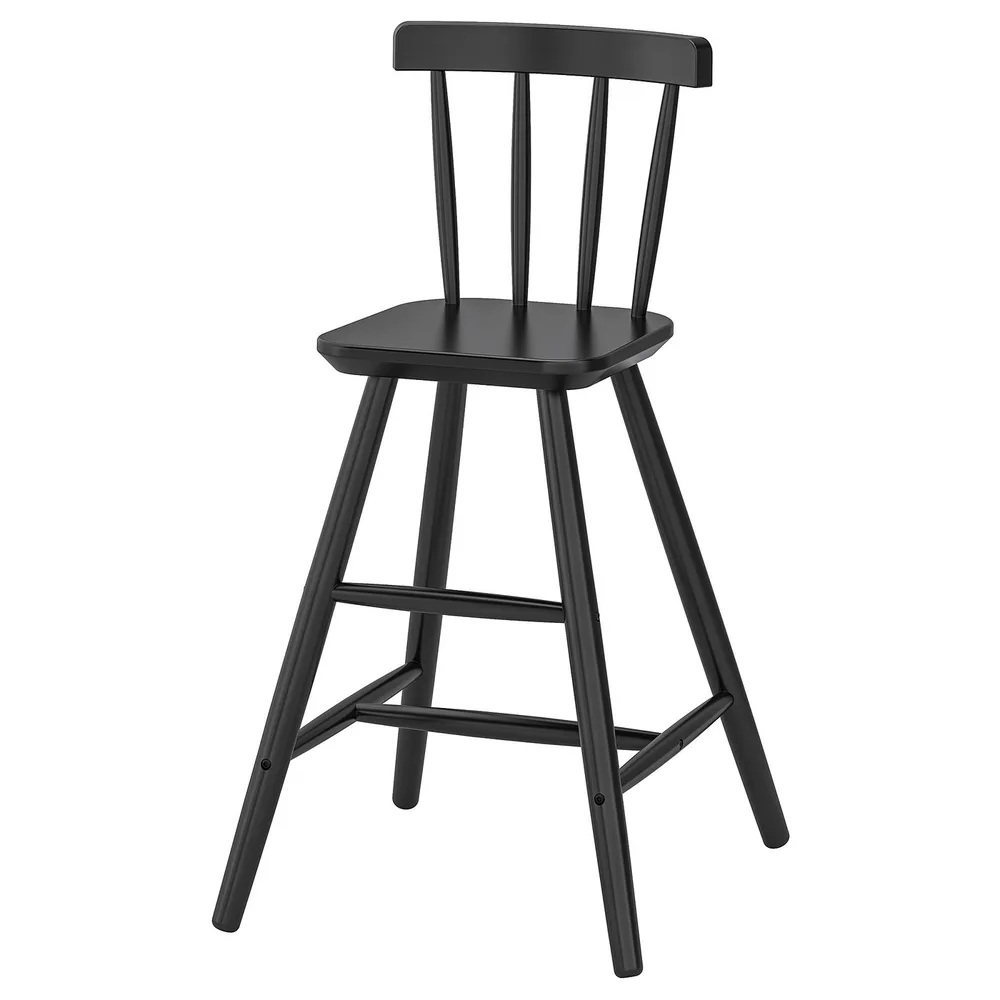 IKEA AGAM (ИКЕА АГАМ) — Стул детский, чёрный