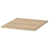IKEA KOMPLEMENT (ИКЕА КОМПЛИМЕНТ) — Полка, имитация беленого дуба 50x58 см — фото 1