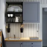 IKEA SKYDRAG (ИКЕА СКИДРАГ) — Светодиодная подсветка для столешницы/шкафа с датчиком, диммируемая, антрацит 40 см — фото 4