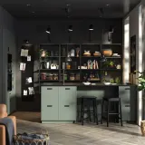 IKEA NICKEBO (ИКЕА НИКЕБО) — Фронтальная панель ящика, матовый серо-зеленый 40х40 см — фото 2