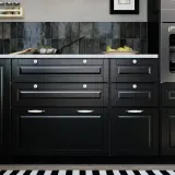 IKEA BODBYN (ИКЕА БОДБИН) — Панель ящика, чёрный 40x20 см — фото 3