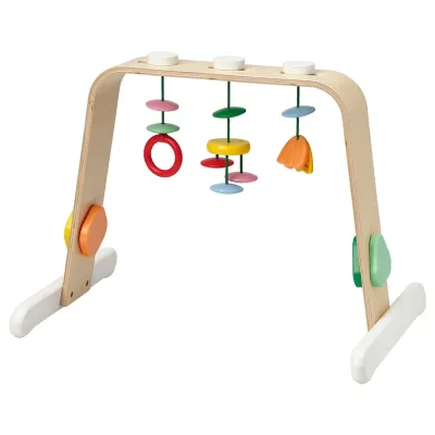 IKEA LEKA (ИКЕА ЛЕКА) — Стойка с игрушками, берёзовая фанера/разноцветная