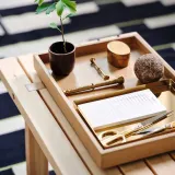 IKEA STOCKHOLM (ИКЕА СТОКХОЛМ) — 2025 Поднос, дуб/шпон 47x32 см — фото 5