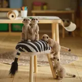 IKEA SANDLÖPARE (ИКЕА САНДЛЁПАРЕ) — Мягкая игрушка, сурикат/бежевый 20 см — фото 4