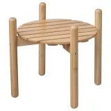 IKEA DAKSJUS (ИКЕА ДАКСЙУС) — Подставка для цветочного горшка, бамбук 28 см — фото 1