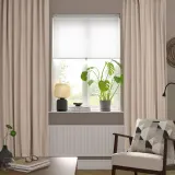 IKEA SANELA (ИКЕА САНЕЛА) — Штора, 2 шт., светло-бежевая на ленте 140x260 см — фото 4