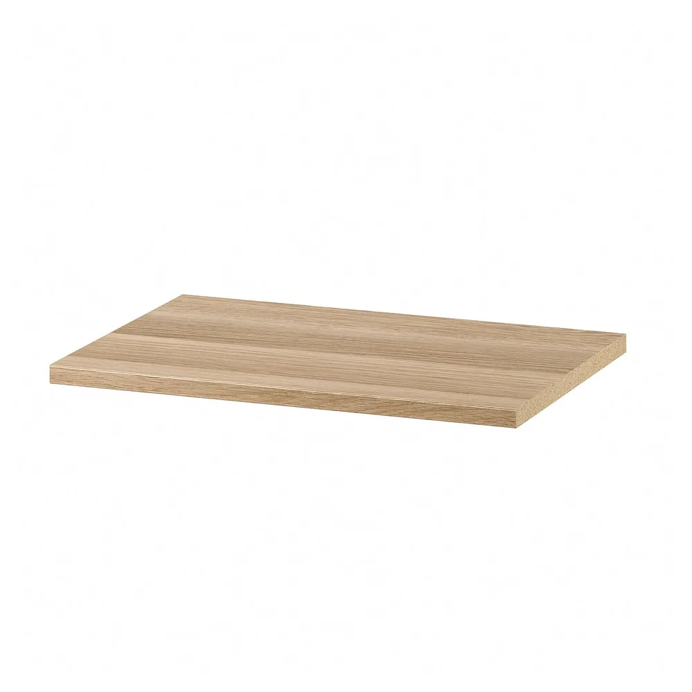 IKEA KOMPLEMENT (ИКЕА КОМПЛИМЕНТ) — Полка, имитация дуба, беленого белым, 50x35 см