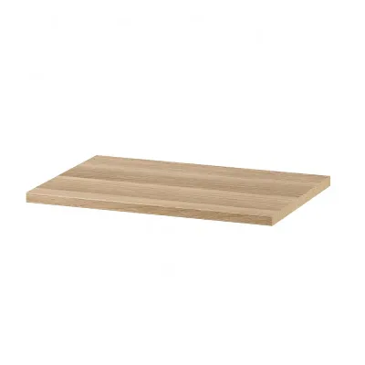 IKEA KOMPLEMENT (ИКЕА КОМПЛИМЕНТ) — Полка, имитация дуба, беленого белым, 50x35 см