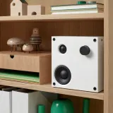 IKEA VAPPEBY (ИКЕА ВАППЕБЙ) — Колонка Bluetooth, белая, 3-е поколение, 20x20 см — фото 2