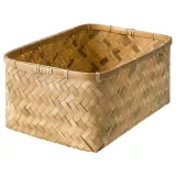 IKEA MJÖLKKANNA (ИКЕА МЙЁЛККАННА) — Корзина, бамбук 25x35x18 см — фото 1