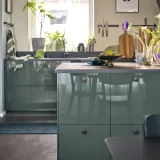 IKEA KALLARP (ИКЕА КАЛЛАРП) — Фасад ящика, глянец тёмный серо-зелёный 40x40 см — фото 3