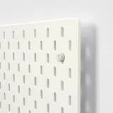 IKEA SKÅDIS (ИКЕА СКОДИС) — Панель перфорированная, белый 56x56 см — фото 6