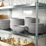 IKEA FÄRGKLAR (ИКЕА ФЭРГКЛАР) — Миска, матовый светло-серый 16 см — фото 3