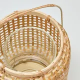 IKEA PÅVEFINK (ИКЕА ПОВЕФИНК) — Фонарь для свечи-столба, бамбук 33 см — фото 4