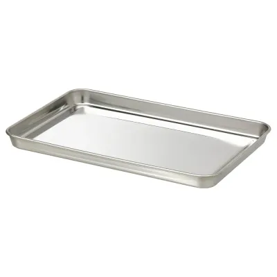 IKEA GRILLTIDER (ИКЕА ГРИЛЛТИДЕР) — Поднос для сервировки, нержавеющая сталь 30x20 см