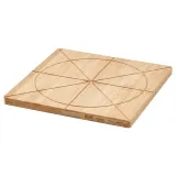 IKEA HAVSTULPAN (ИКЕА ХАВСТУЛПАН) — Доска для нарезки, бамбук 35x35 см — фото 1