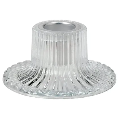 IKEA FINSMAK (ИКЕА ФИНСМАК) — Подсвечник, стекло бесцветное 4 см