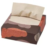 IKEA HÖSTAGILLE (ИКЕА ХЁСТАГИЛЛЕ) — Салфетки бумажные в коробке, коричневый 32х16 см — фото 1