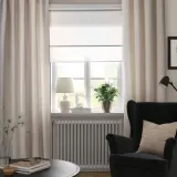 IKEA LENDA (ИКЕА ЛЕНДА) — Гардина, 2 шт., кремовая/с петлями 140х260 см — фото 2