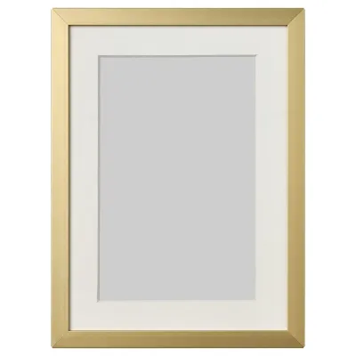 IKEA LOMVIKEN (ИКЕА ЛОМВИКЕН) — Рамка, золотистый цвет 13x18 см