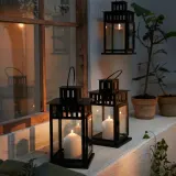 IKEA FENOMEN (ИКЕА ФЕНОМЕН) — Свеча столбчатая без запаха, белый 14 см 45 ч — фото 3