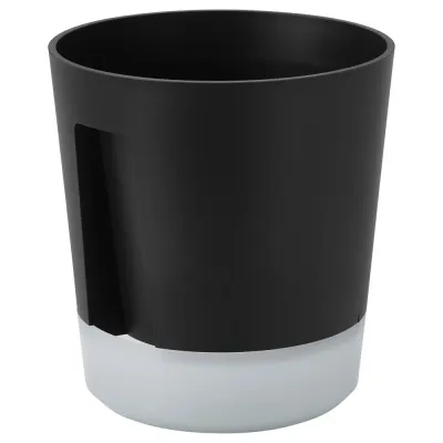 IKEA VÅRDTRÄD (ИКЕА ВОРДТРЭД) — Кашпо с автополивом, для дома/улицы прозрачный/антрацит 15 см