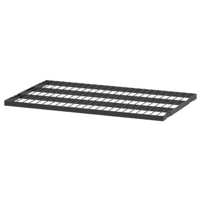 IKEA BOAXEL (ИКЕА БОАКСЕЛ) — Полка проволочная, антрацит 60x40 см