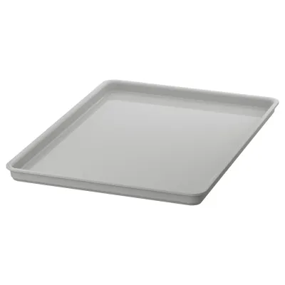 IKEA KUGGIS (ИКЕА КУГГИС) — Крышка, светло-серая 18x26 см