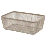 IKEA 365+ (ИКЕА 365+) — Корзина для продуктов, металл/светлый серо-коричневый 30x20x11 см — фото 1
