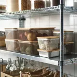 IKEA 365+ (ИКЕА 365+) — Корзина для продуктов, металл/светлый серо-коричневый 30x20x11 см — фото 4