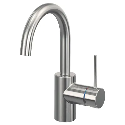 IKEA SALLSJÖN (ИКЕА САЛЛШЁН) — Смеситель с боковым рычагом, стальной