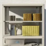 IKEA DJURTRÄNARE (ИКЕА ДЙУРТРЭНАРЕ) — Корзина, серо-бежевая 12x17x9 см — фото 2