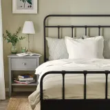 IKEA LUKTVICKER (ИКЕА ЛУКТВИКЕР) — Пододеяльник и наволочка, белый 150x200/50x60 см — фото 4