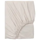 IKEA VÅRVIAL (ИКЕА ВОРВИАЛ) — Простыня на резинке, бежевая 160x200 см — фото 1