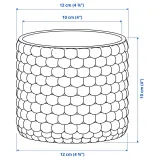 IKEA GLACIÄRBJÖRN (ИКЕА ГЛАСИЭРБЙЁРН) — Кашпо, светло-зелёный 9 см — фото 4