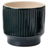 IKEA HONUNGSPALM (ИКЕА ХОНУНГСПАЛМ) — Кашпо, для дома и улицы/синее 12 см — фото 1