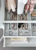 IKEA KOMPLEMENT (ИКЕА КОМПЛИМЕНТ) — Вкладыш для выдвижного лотка, светло-серый 100x58 см — фото 4