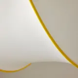 IKEA GREJSIMOJS (ИКЕА ГРЕЙСИМОЙС) — / HAVSDJUP Лампа подвесная, белый/жёлтый 45 см — фото 4