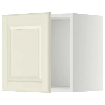 IKEA METOD (ИКЕА МЕТОД) — Шкаф навесной, белый/Бодбюн кремовый 40x40 см
