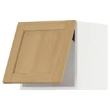 IKEA METOD (ИКЕА МЕТОД) — Шкаф навесной горизонтальный, белый/Форсбака дуб 40x40 см — фото 1