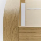 IKEA POÄNG (ИКЕА ПОЭНГ) - Подставка для ног - дуб/Vissle тёмно-зелёный — фото 3