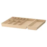 IKEA UPPDATERA (ИКЕА УППДАТЕРА) — Лоток для столовых приборов/лоток для принадлежностей, светлый бамбук 72x50 см — фото 1