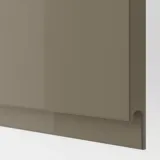 IKEA METOD (ИКЕА МЕТОД) — Шкаф навесной горизонтальный, белый/Вокстроп глянцевый тёмный серо-коричневый 40x40 см — фото 2